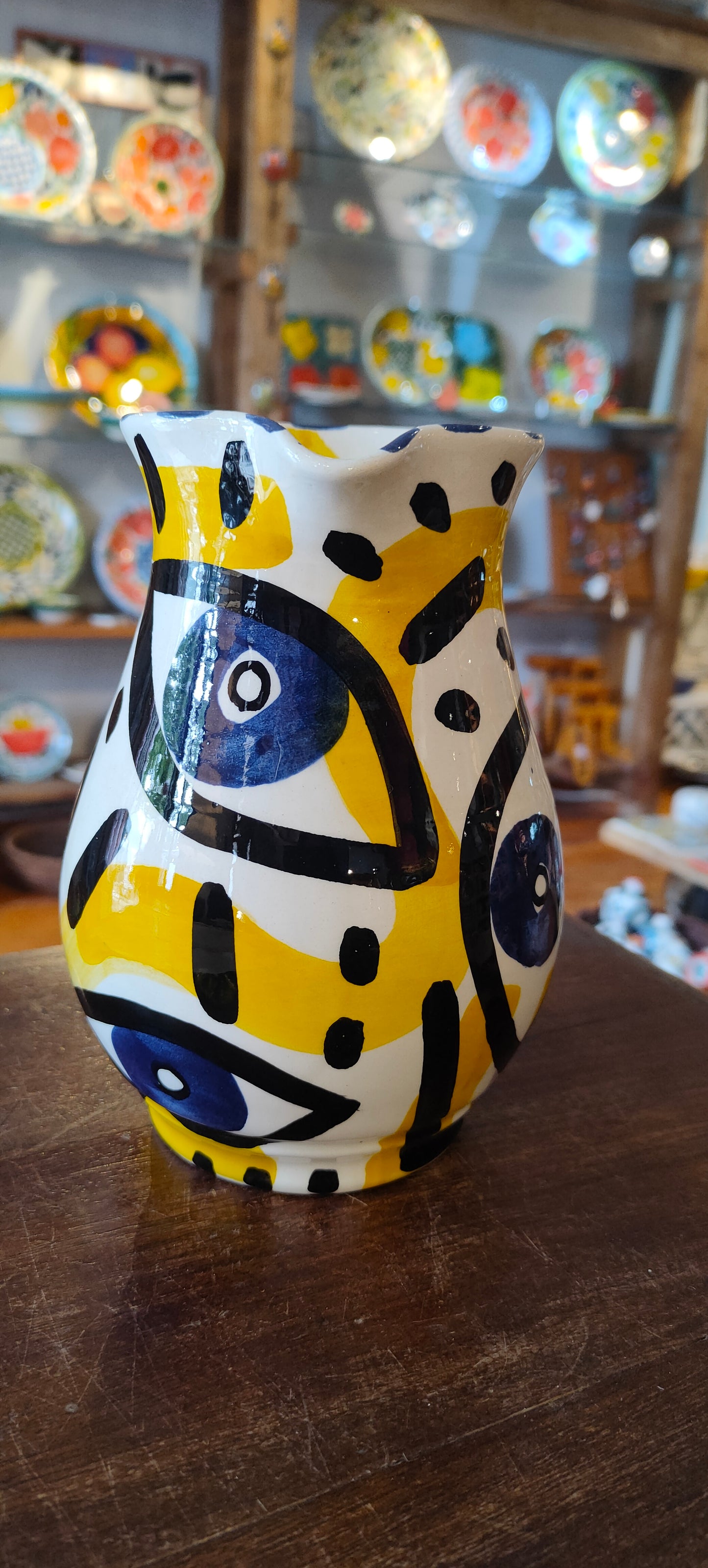 Hand made ceramic jug