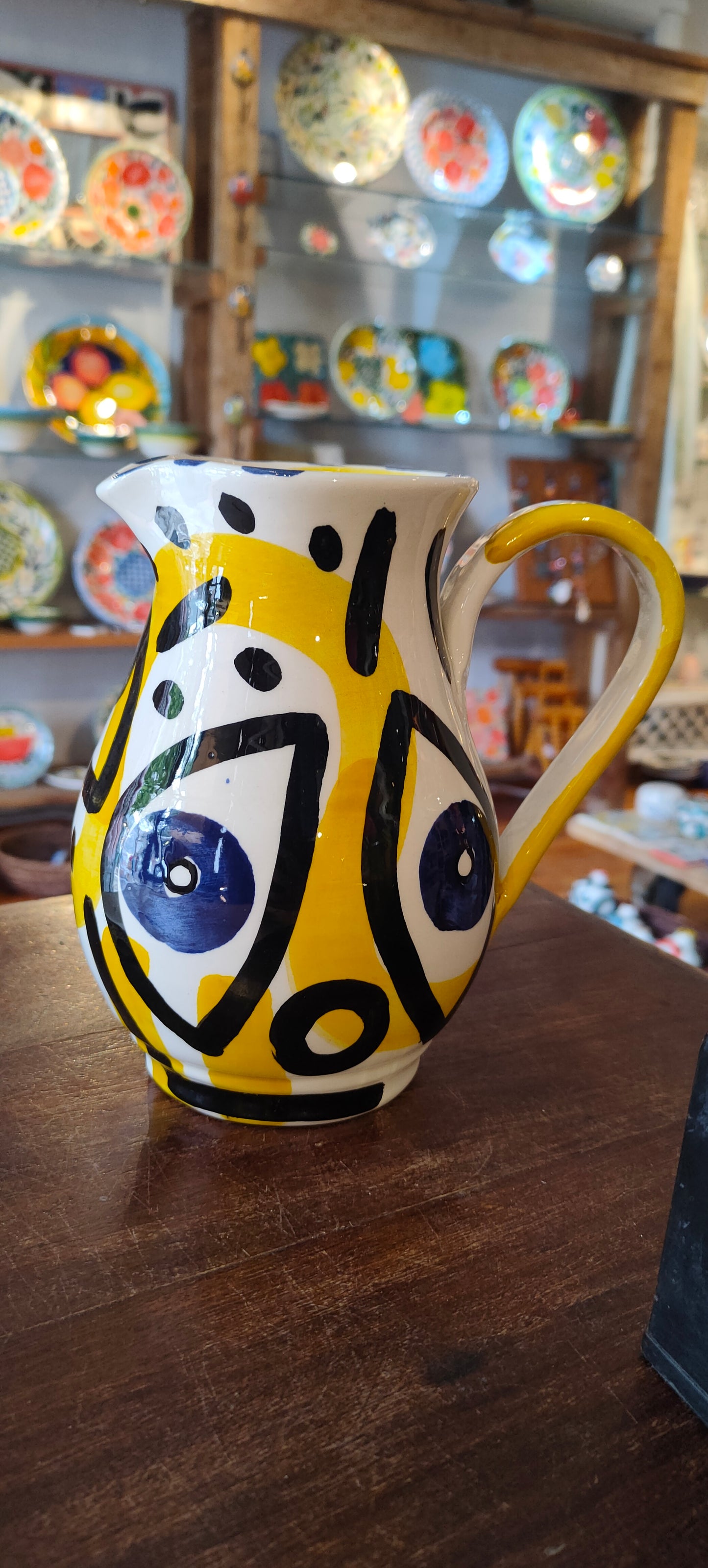 Hand made ceramic jug